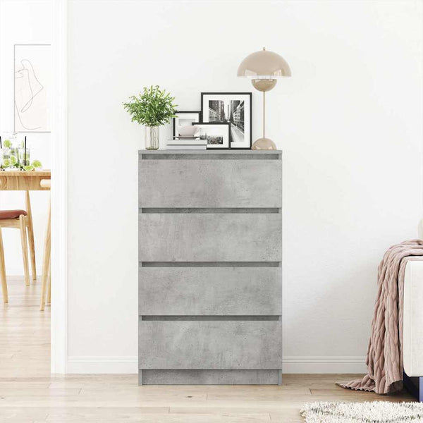 Betongraues Sideboard 60 cm