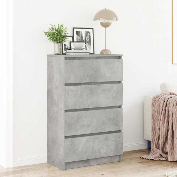 Betongraues Sideboard 60 cm