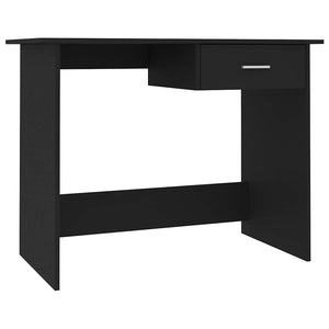 Schwarzer Schreibtisch 100x50 cm