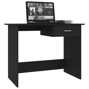 Schwarzer Schreibtisch 100x50 cm