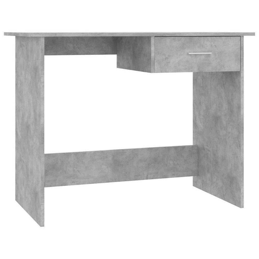 Betongrauer Schreibtisch 100x50 cm