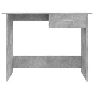 Betongrauer Schreibtisch 100x50 cm