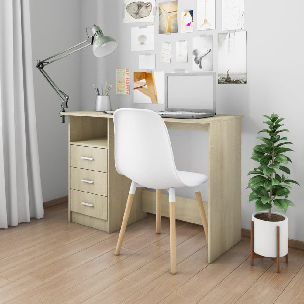 Schreibtisch Sonoma-Eiche 110x50 cm