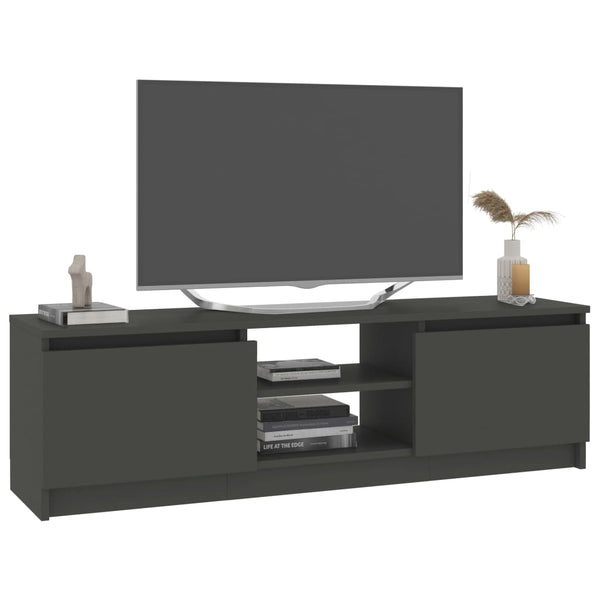 Grauer TV-Schrank, 120 cm