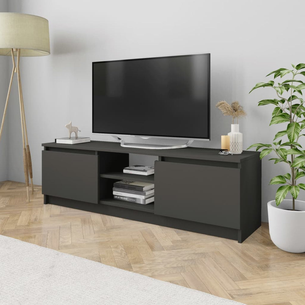 Grauer TV-Schrank, 120 cm