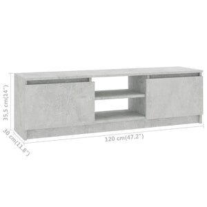 TV-Schrank Betongrau 120 cm