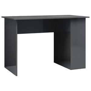 Schreibtisch Hochglanz Grau 110 cm