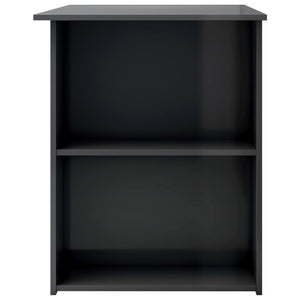 Schreibtisch Hochglanz Grau 110 cm