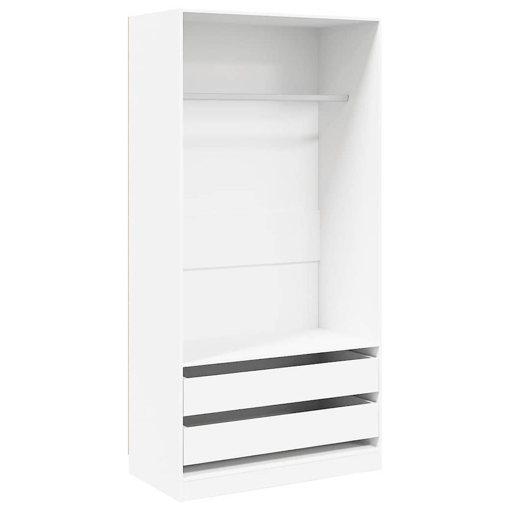 Weißer Kleiderschrank 100x50x200 cm