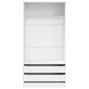 Weißer Kleiderschrank 100x50x200 cm