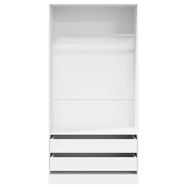 Weißer Kleiderschrank 100x50x200 cm