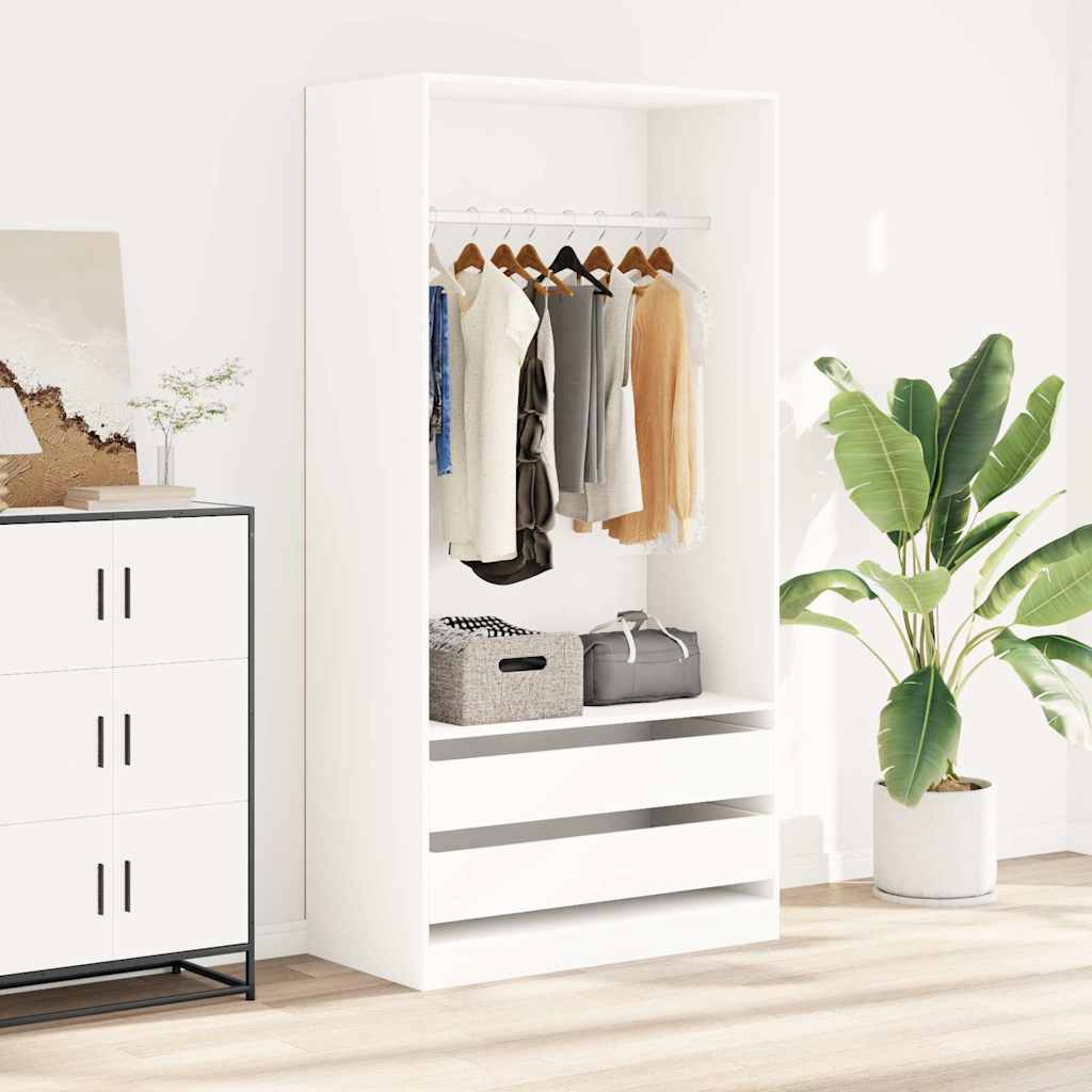 Weißer Kleiderschrank 100x50x200 cm