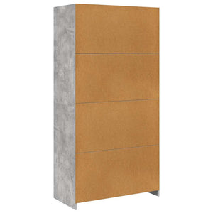 Kleiderschrank Betongrau 100x50x200 cm