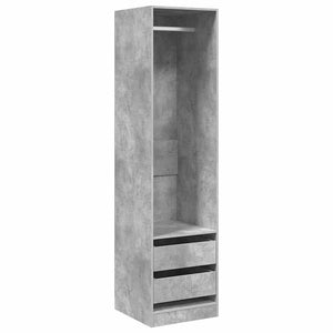 Kleiderschrank Betongrau 50x50x200cm