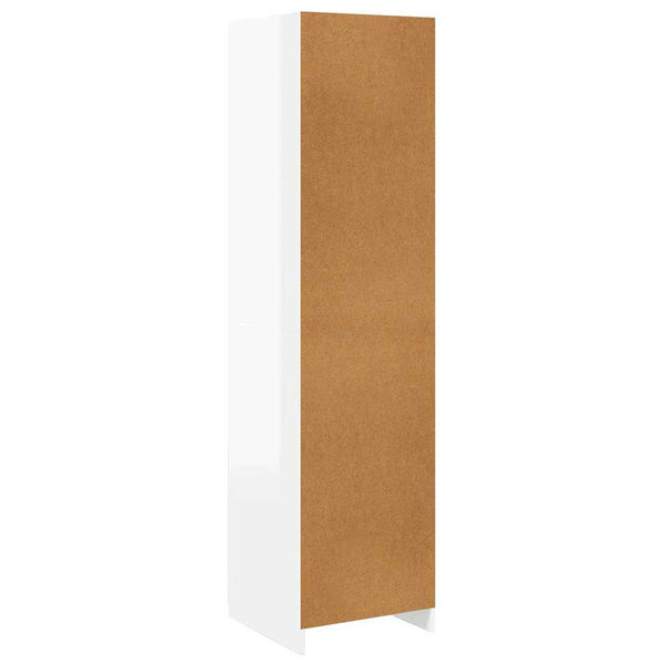 Hochglanz Kleiderschrank Weiß 50x50x200 cm