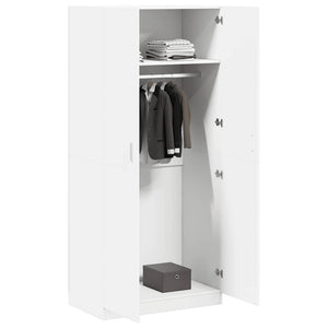 Weißer Kleiderschrank 90x52x200 cm