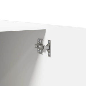 Weißer Kleiderschrank 90x52x200 cm