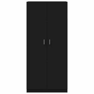 Schwarzer Kleiderschrank 90x52x200 cm
