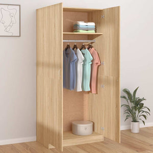 Kleiderschrank Sonoma Eiche 90x52x200 cm