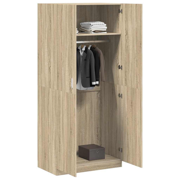 Kleiderschrank Sonoma Eiche 90x52x200 cm
