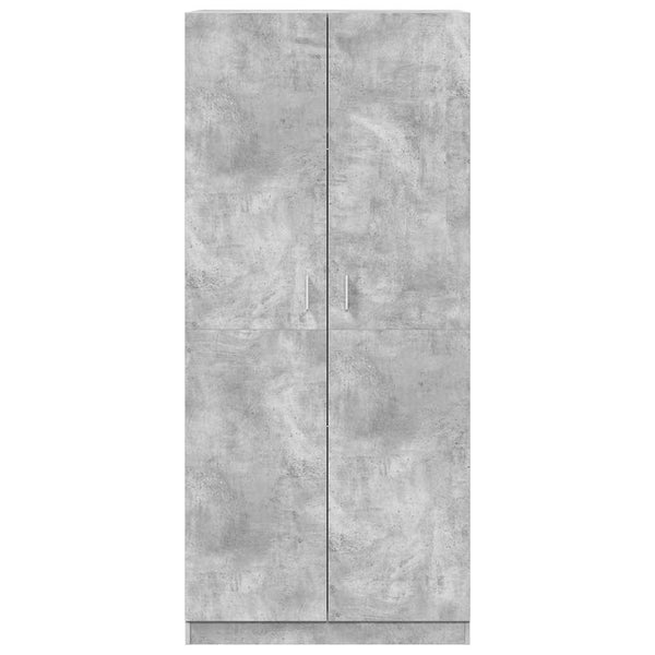 Kleiderschrank Betongrau 90x200 cm