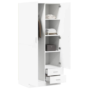 Weißer Kleiderschrank 80x52x180 cm