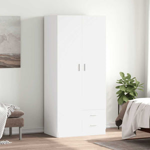 Weißer Kleiderschrank 80x52x180 cm
