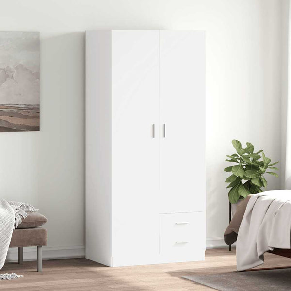 Weißer Kleiderschrank 80x52x180 cm