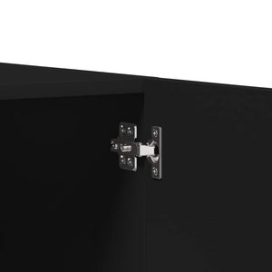 Schwarzer Kleiderschrank 80x52x180 cm