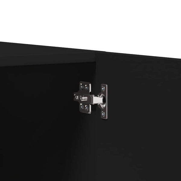 Schwarzer Kleiderschrank 80x52x180 cm