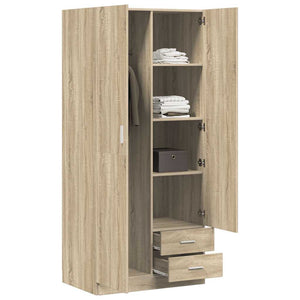 Kleiderschrank Sonoma Eiche 80x52x180 cm
