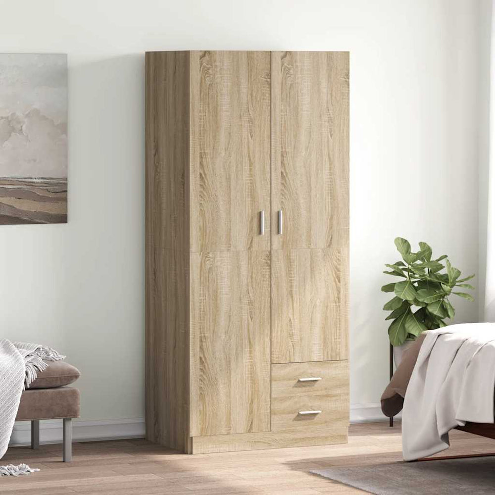 Kleiderschrank Sonoma Eiche 80x52x180 cm
