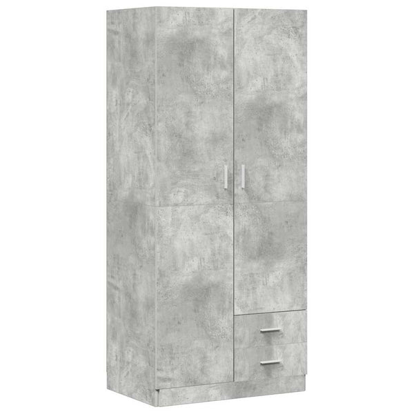 Kleiderschrank Betongrau 80x52x180 cm