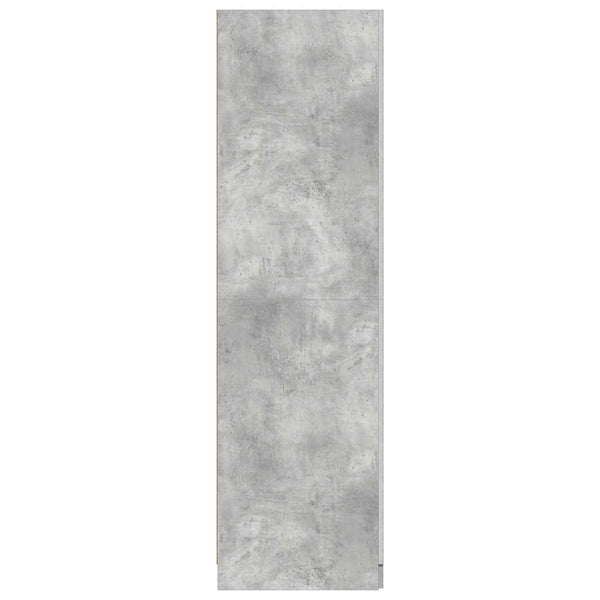 Kleiderschrank Betongrau 80x52x180 cm