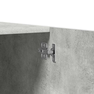 Kleiderschrank Betongrau 80x52x180 cm