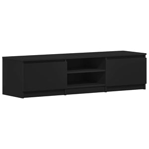 Schwarzer TV-Schrank 140 cm