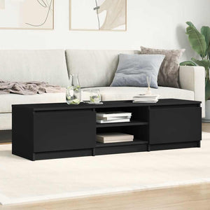 Schwarzer TV-Schrank 140 cm