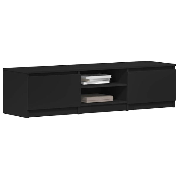 Schwarzer TV-Schrank 140 cm
