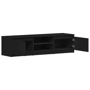 Schwarzer TV-Schrank 140 cm