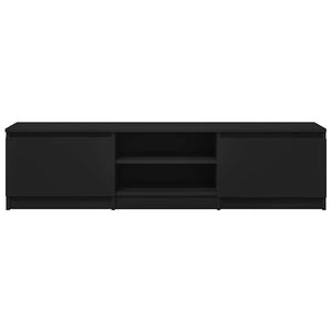 Schwarzer TV-Schrank 140 cm