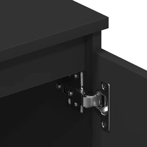 Schwarzer TV-Schrank 140 cm