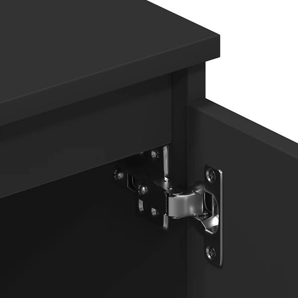 Schwarzer TV-Schrank 140 cm