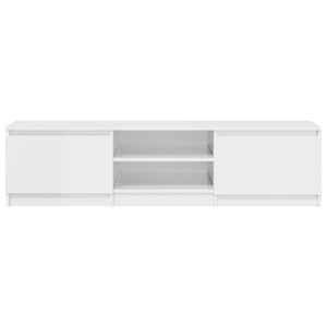 TV-Schrank Weiß Hochglanz 140 cm