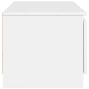 TV-Schrank Weiß Hochglanz 140 cm