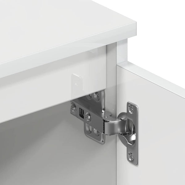 TV-Schrank Weiß Hochglanz 140 cm