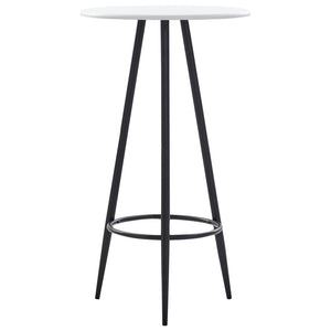 vidaXL Table de bar blanc 60×107,5 cm MDF