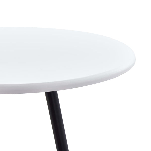 vidaXL Table de bar blanc 60×107,5 cm MDF