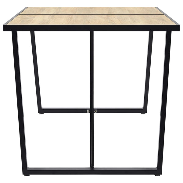 Esstisch Eichenfarbe 160×80×75 cm MDF