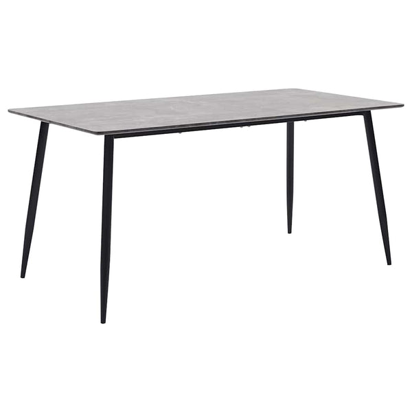 Esstisch Grau 160×80×75 cm MDF