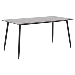 Esstisch Grau 160×80×75 cm MDF